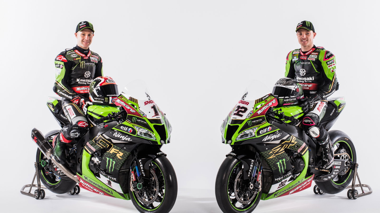 Alex Lowes, Jonathan Rea - Kawasaki Racing Team